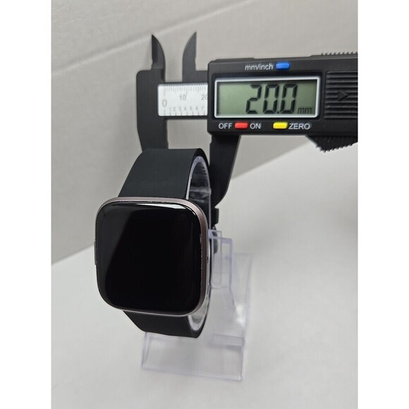 Fitbit Versa 2 Smartwatch Gray 40mm Alexa WR50M Always On Display No Charger - Picture 3 of 10